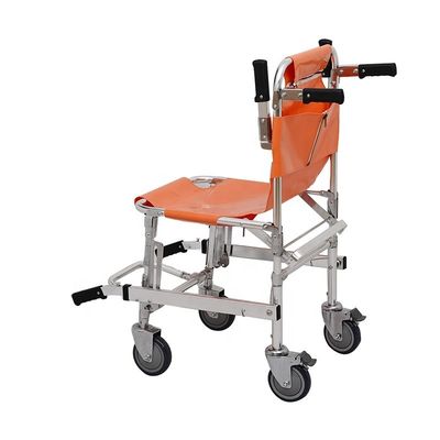 kualitas  CE Emergency Evacuation Equipment Folding Stair Stretcher Orange pabrik
