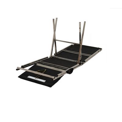 Dilapisi Dokter Pemeriksaan Tempat Tidur Stainless Steel Medical Sofa Tempat tidur