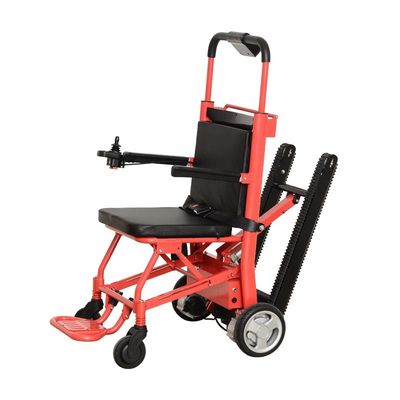CE Aluminium Alloy Stretcher Electric Staircase Climbing Wheelchair Untuk Mobilitas Lansia