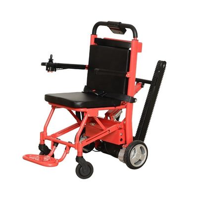 Aluminium Lipat Menekuk Tangga Kursi Roda Portable Menekuk Tangga Untuk Penyandang Cacat