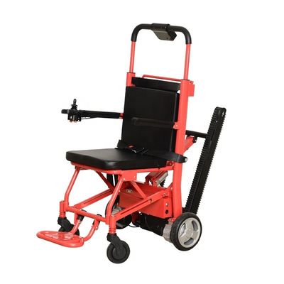 CE Aluminium Alloy Stretcher Electric Staircase Climbing Wheelchair Untuk Mobilitas Lansia