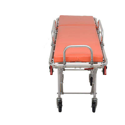 Stretcher Aluminium bersertifikat CE Stretcher Listrik Multifungsi Untuk Ambulans
