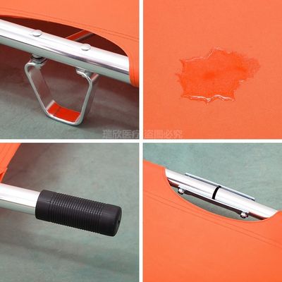 Fungsionalitas yang dapat dikustomisasi Empat Lipat Alloy Aluminium Stretcher Untuk Rumah Sakit