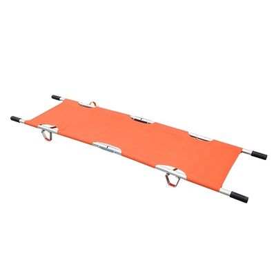 Fungsionalitas yang dapat dikustomisasi Empat Lipat Alloy Aluminium Stretcher Untuk Rumah Sakit