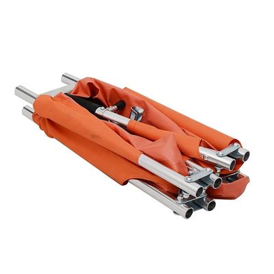 Fungsionalitas yang dapat dikustomisasi Empat Lipat Alloy Aluminium Stretcher Untuk Rumah Sakit