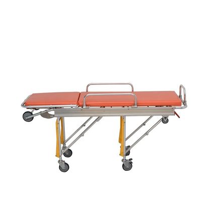 Stretcher Aluminium bersertifikat CE Stretcher Listrik Multifungsi Untuk Ambulans