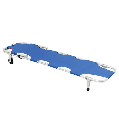 Stretcher lipat aluminium tahan lama Kelas I Stretcher lipat portabel