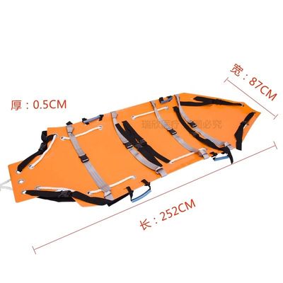 EVA Fire Resistant Roll Up Stretcher Untuk Evakuasi Aman Dalam Darurat