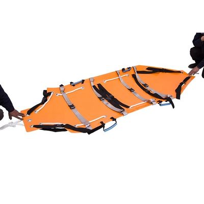 Stretcher penyelamat lipat multifunctional oranye Stretcher ambulans lipat