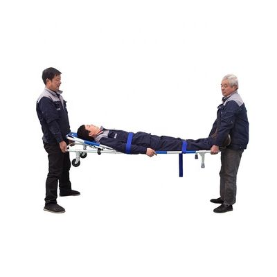 Blue Aluminium Alloy Lipat Stretcher Manual Lipat Canvas Stretcher
