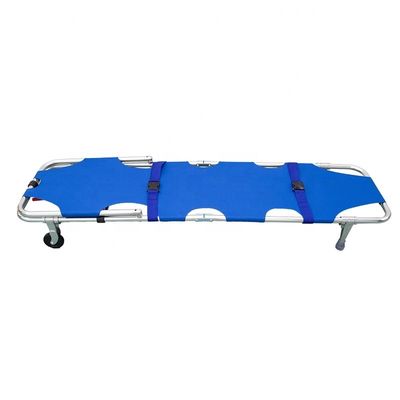 Aluminium Alloy Lightweight Foldable Stretcher CE Standar Foldable Medical Stretcher