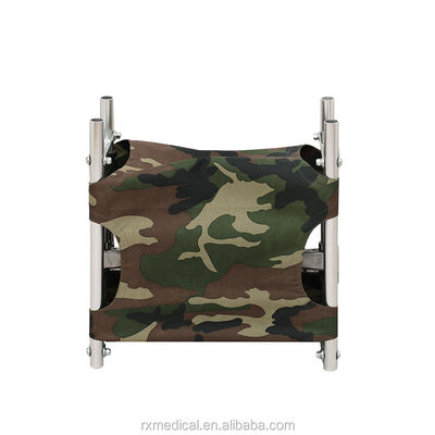 Stretcher militer lipat portabel kamuflase Stretcher medis lipat