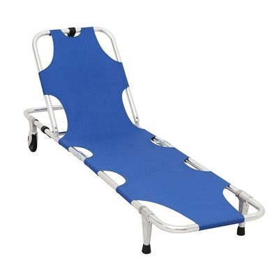 OEM Aluminium Alloy Lipat Stretcher Untuk Rescue Darurat Manual Medis