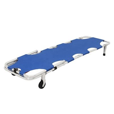 OEM Aluminium Alloy Lipat Stretcher Untuk Rescue Darurat Manual Medis