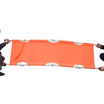 Medical Portable Rescue Stretcher ISO Kelas I Fold Up Stretcher