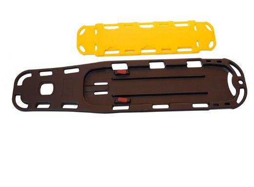 Manual High Strength HDPE Spine Board CE Disetujui Long Spine Board