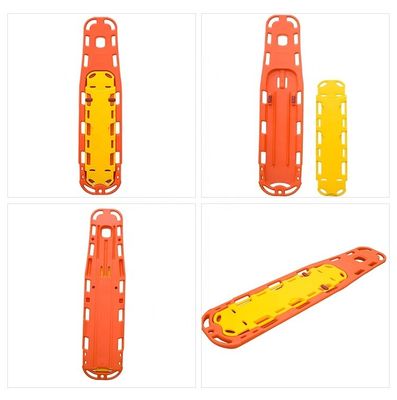 HDPE Lipat Ambulans Stretcher Spine Board Untuk Perawatan Medis Darurat