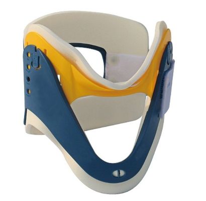 CE Medical Adjustable Cervical Collar Biru Kuning Adjustable Neck Brace