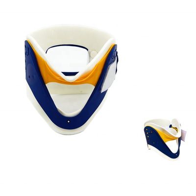 Medical Neck Collar Cervical Traction Device Biru Kuning Sertifikat CE