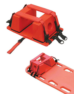 Emergency Rescue Red NBR Head Immobilizer untuk Stretcher Perangkat tahan lama