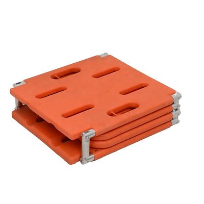 CE Certified Four Folded Patient Transfer Spine Board Stretcher untuk Peralatan Pertolongan Pertama