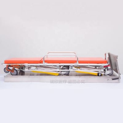 Logo Disesuaikan Diterima Basis Stretcher Baja Ringan Nyaman untuk Ambulans