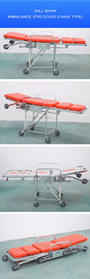 Customized Logo Stair Stretcher untuk evakuasi penyelamatan darurat dalam situasi medis