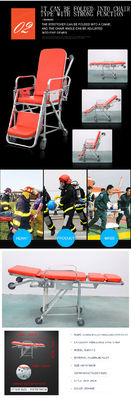 Customized Logo Stair Stretcher untuk evakuasi penyelamatan darurat dalam situasi medis