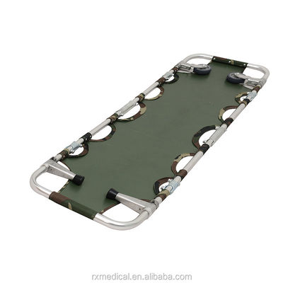 Orange Aluminium Alloy Lipat Stretcher Lipat Ambulans Gurney 1 Tahun Jangka Panjang