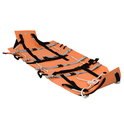 OEM Oranye Komposit Plastik Roll Up Emergency Rescue Stretcher untuk kondisi kebakaran
