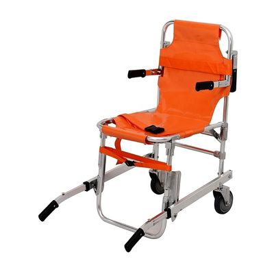Kekuatan Oranye Staircase Staircase Chair Stretcher untuk Transportasi yang aman dan nyaman