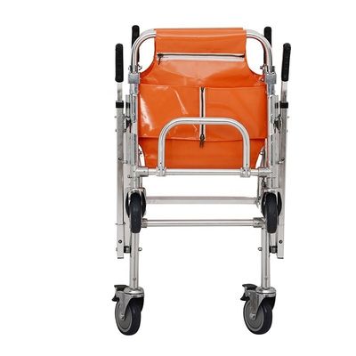Kekuatan Oranye Staircase Staircase Chair Stretcher untuk Transportasi yang aman dan nyaman