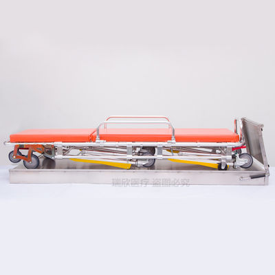 CE Disetujui Lipat Ambulans Stretcher Gurney Platform untuk transportasi darurat