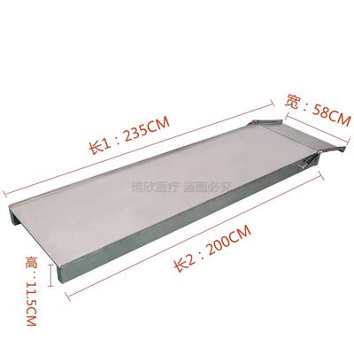 Silver Emergency First Aid Stretcher Base dengan Sertifikasi CE