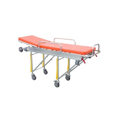 Kelas I Orange Stretcher Ambulans Stretcher Darurat Trolley
