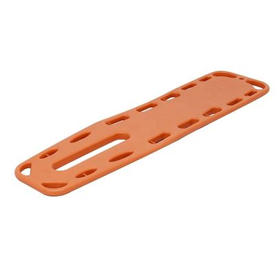 Oranye HDPE Plastik Spine Board Stretcher Dengan Sertifikasi CE Dan 1 Tahun Umur