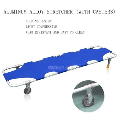 CE Aluminium Alloy First Aid Stretcher Ambulans Medis Stretcher Lipat