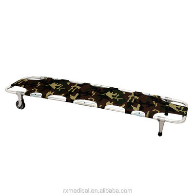 Stretcher militer lipat portabel kamuflase Stretcher medis lipat