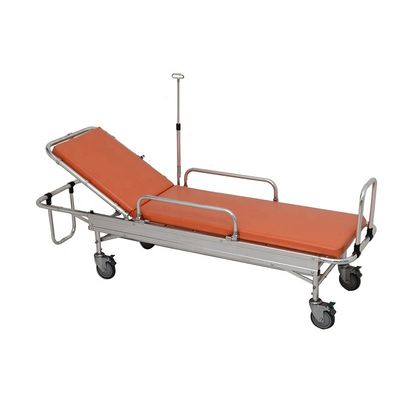 Disesuaikan Ambulans Lipat Stretcher Aluminium Alloy Ambulans Gurney