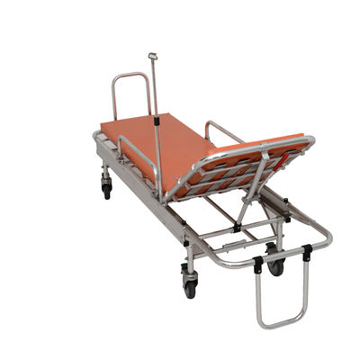 Disesuaikan Ambulans Lipat Stretcher Aluminium Alloy Ambulans Gurney