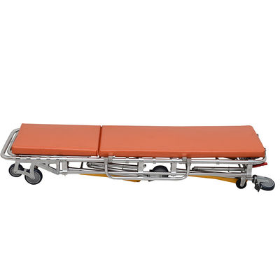 Custom Logo Aluminium Lipat Stretcher Oranye Stretcher Hidraulik