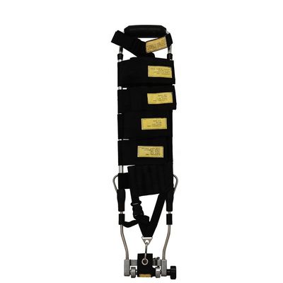 Splint Traksi Kaki Darurat Hitam Splint Traksi Femur Disesuaikan