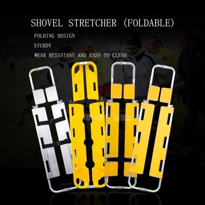 Aluminium Alloy Scoop Stretcher untuk mengirim patah luka di bawah perawatan medis