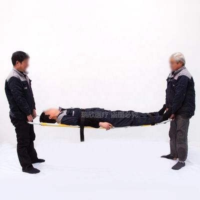 Aluminium Alloy Scoop Stretcher untuk mengirim patah luka di bawah perawatan medis