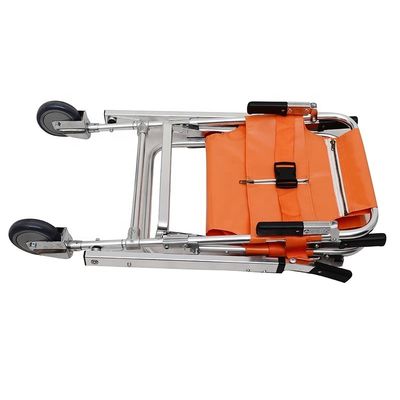 1 Tahun Masa Pelayaran Orange Stair Chair Stretcher untuk transportasi yang lancar