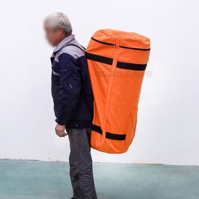Orange Komposit Plastik Lipat Salvation Stretcher untuk Peralatan Pertolongan Pertama 250*84*0.5cm