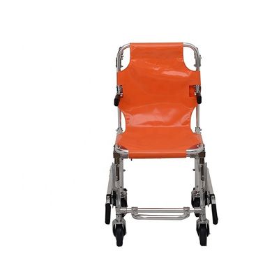 CE Peralatan Evakuasi Darurat Lantai Lipat Stretcher Oranye