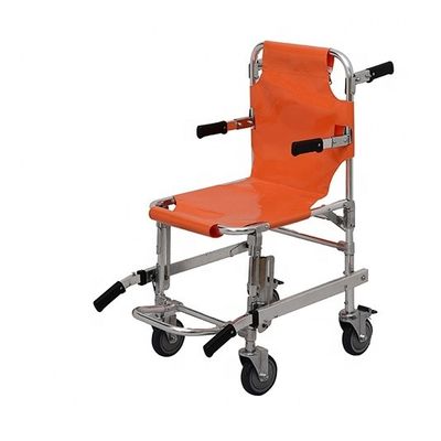 CE Peralatan Evakuasi Darurat Lantai Lipat Stretcher Oranye
