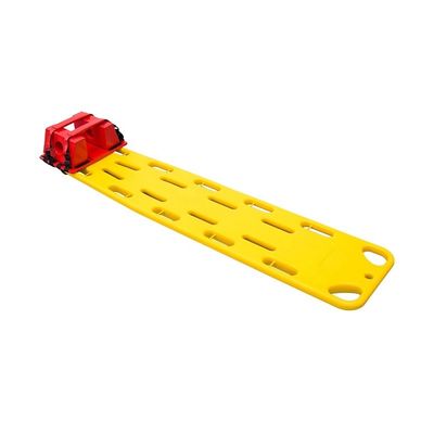 OEM Waterproof Adult Scoop Stretcher Dengan Head Immobilizer Untuk Bantuan Pertama