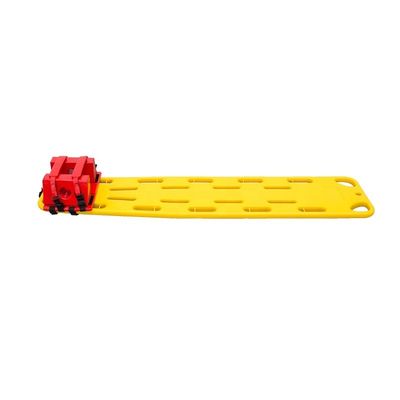 OEM Waterproof Adult Scoop Stretcher Dengan Head Immobilizer Untuk Bantuan Pertama